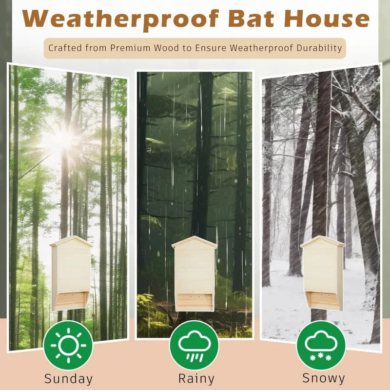 weatherproof bat house