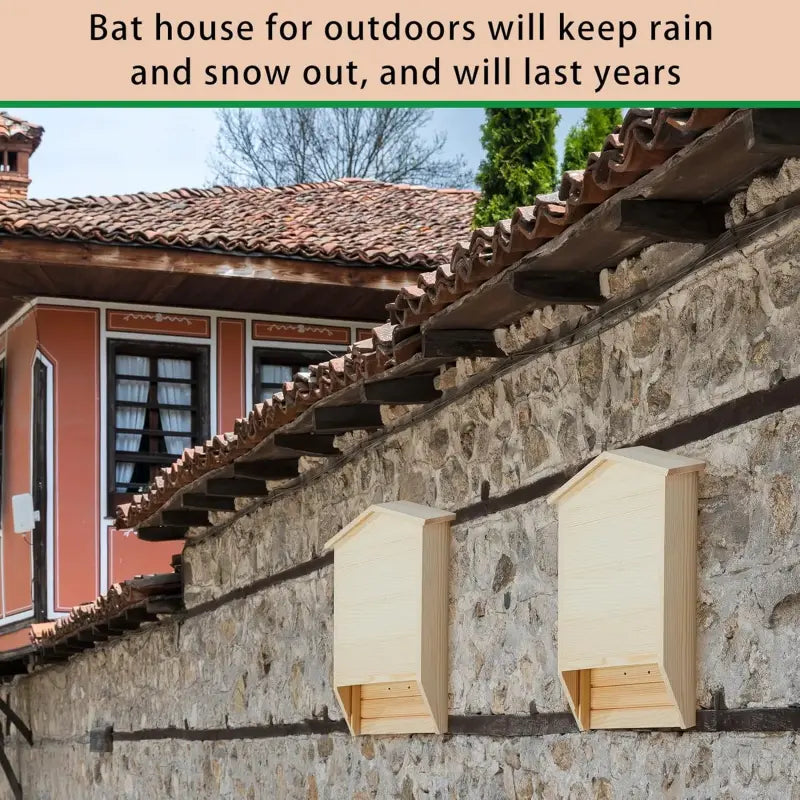 Bat house for outdoor